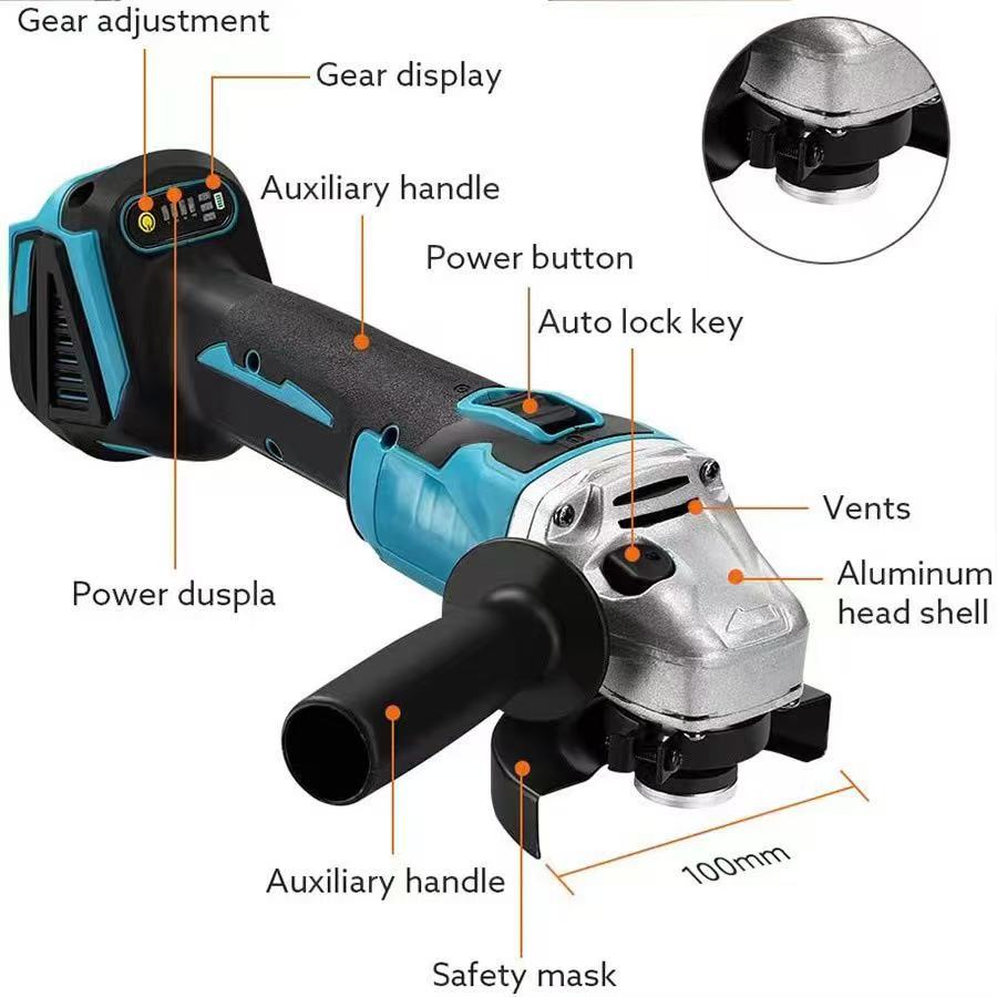 Brushless Cordless Angle Grinder - 1